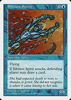 Magic the Gathering Card - Sibilant Spirit - MTG Circle
