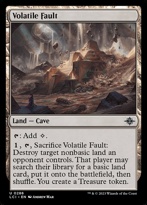 Magic the Gathering Card - Volatile Fault - MTG Circle