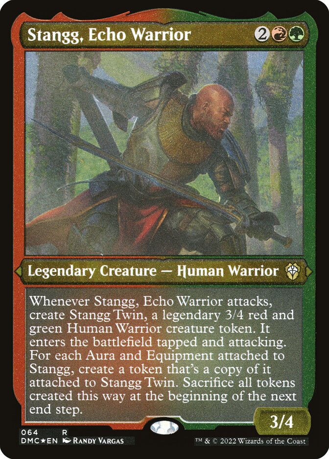 Magic the Gathering Card - Stangg, Echo Warrior - MTG Circle