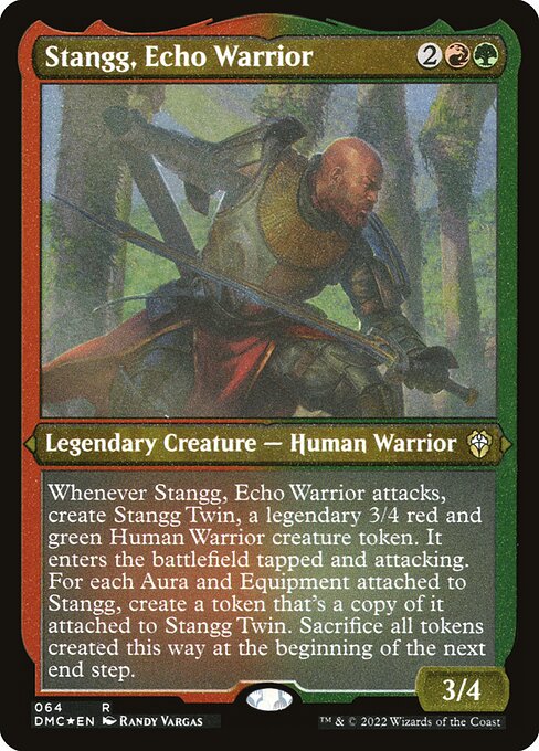 Magic the Gathering Card - Stangg, Echo Warrior - MTG Circle