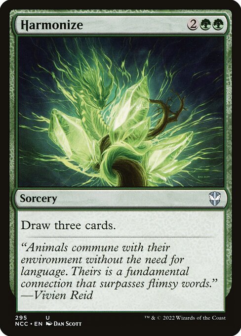 Magic the Gathering Card - Harmonize - MTG Circle