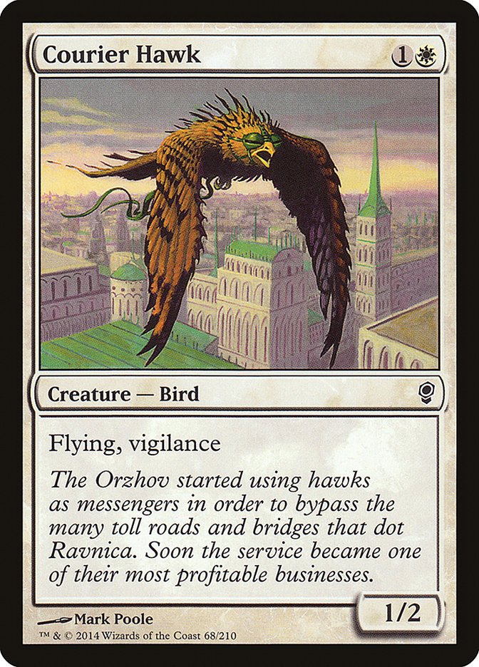 Magic the Gathering Card - Courier Hawk - MTG Circle