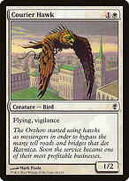 Magic the Gathering Card - Courier Hawk - MTG Circle