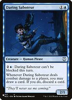 Magic the Gathering Card - Daring Saboteur - MTG Circle