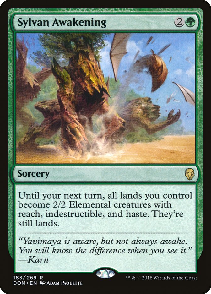 Magic the Gathering Card - Sylvan Awakening - MTG Circle