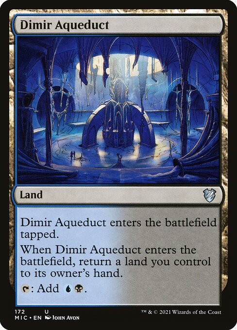 Magic the Gathering Card - Dimir Aqueduct - MTG Circle
