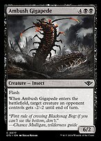 Magic the Gathering Card - Ambush Gigapede - MTG Circle