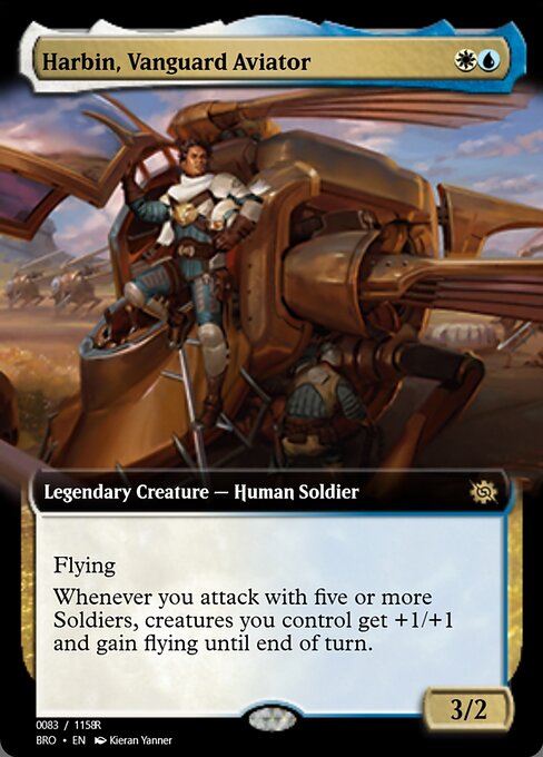 Magic the Gathering Card - Harbin, Vanguard Aviator - MTG Circle