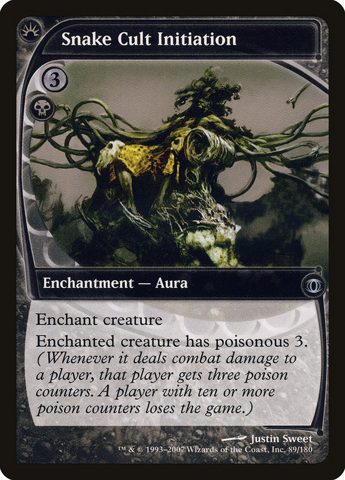 Magic the Gathering Card - Snake Cult Initiation - MTG Circle