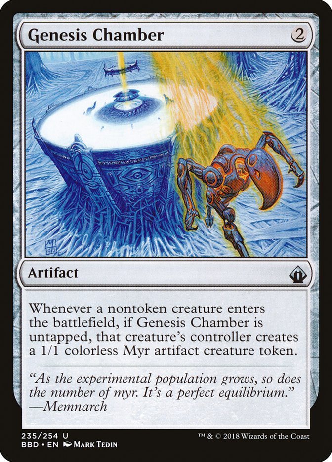 Magic the Gathering Card - Genesis Chamber - MTG Circle