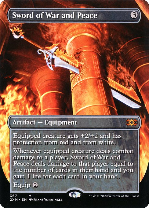 Magic the Gathering Card - Sword of War and Peace - MTG Circle