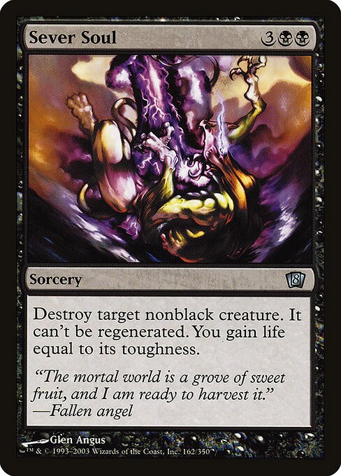 Magic the Gathering Card - Sever Soul - MTG Circle