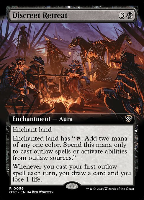 Magic the Gathering Card - Discreet Retreat - MTG Circle