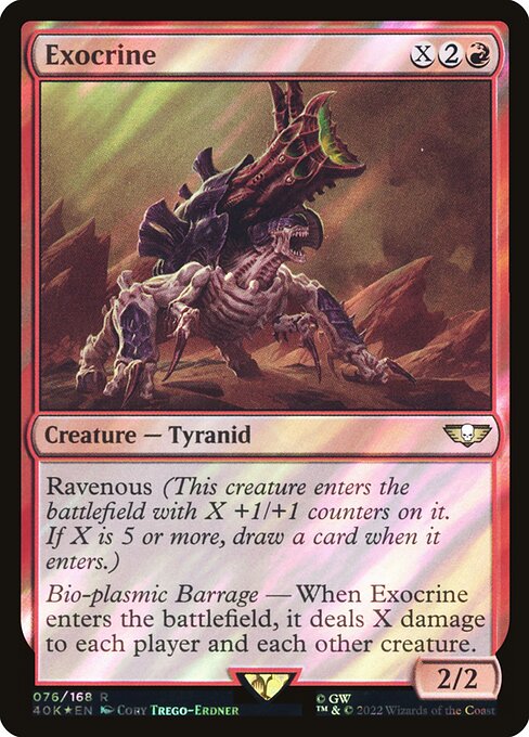 Magic the Gathering Card - Exocrine - MTG Circle