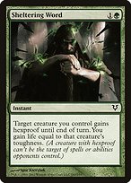 Magic the Gathering Card - Sheltering Word - MTG Circle