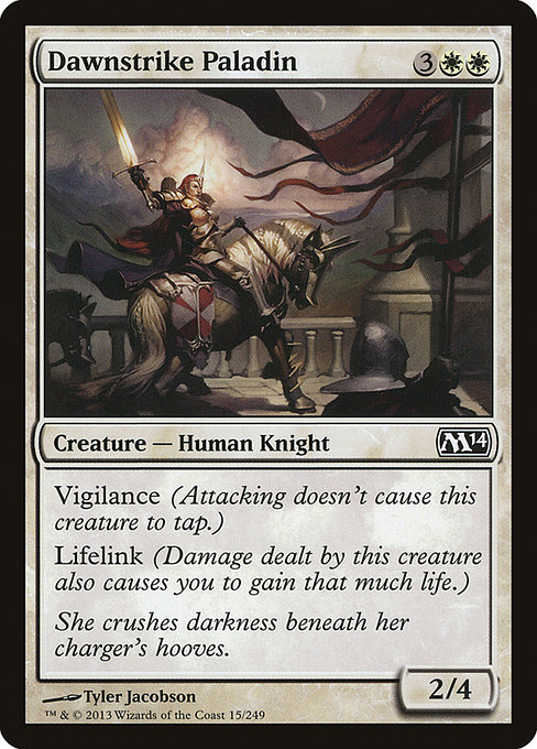 Magic the Gathering Card - Dawnstrike Paladin - MTG Circle