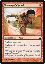 Magic the Gathering Card - Messenger's Speed - MTG Circle
