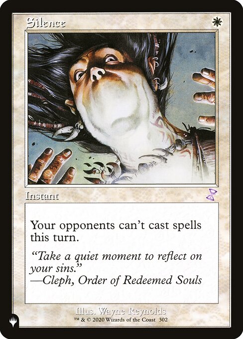 Magic the Gathering Card - Silence - MTG Circle