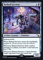 Magic the Gathering Card - Barbed Servitor - MTG Circle