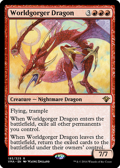 Magic the Gathering Card - Worldgorger Dragon - MTG Circle