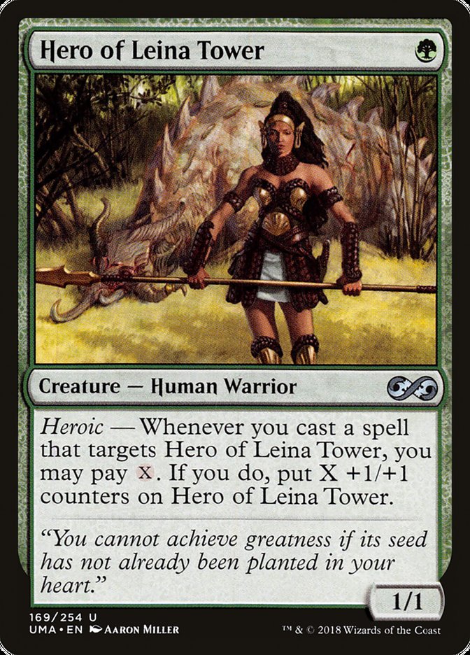Magic the Gathering Card - Hero of Leina Tower - MTG Circle