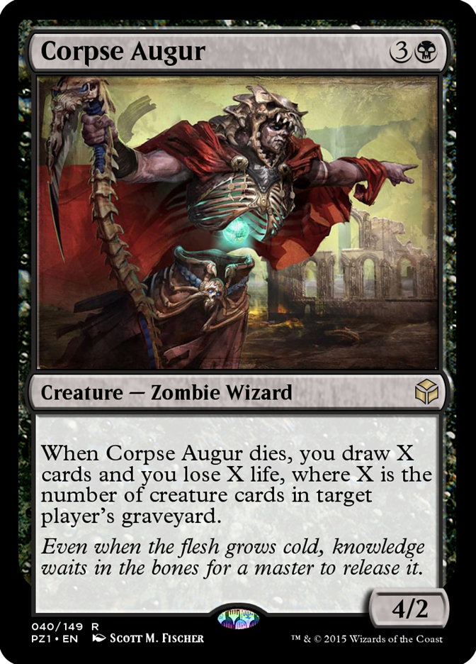 Magic the Gathering Card - Corpse Augur - MTG Circle