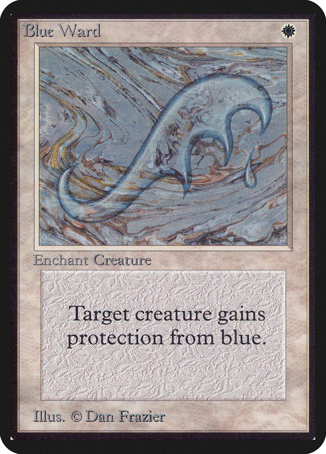 Magic the Gathering Card - Blue Ward - MTG Circle
