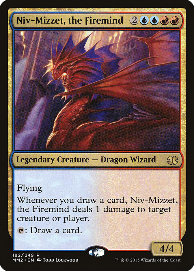 Magic the Gathering Card - Niv-Mizzet, the Firemind - MTG Circle