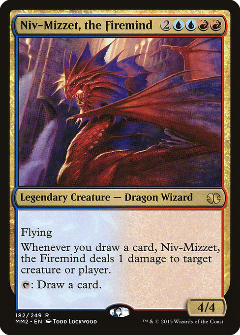 Magic the Gathering Card - Niv-Mizzet, the Firemind - MTG Circle