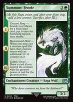 Magic the Gathering Card - Summon: Fenrir - MTG Circle