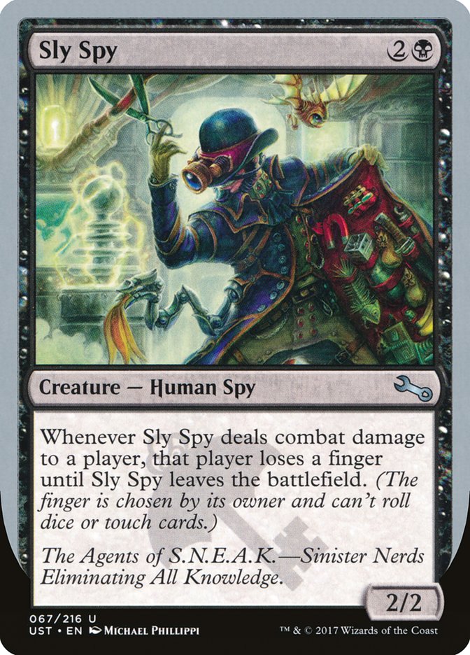 Magic the Gathering Card - Sly Spy - MTG Circle