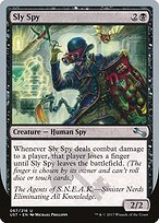 Magic the Gathering Card - Sly Spy - MTG Circle