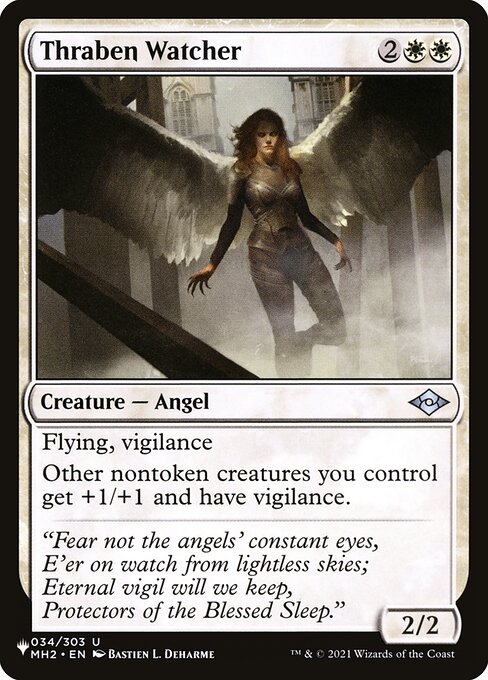 Magic the Gathering Card - Thraben Watcher - MTG Circle