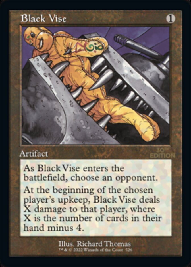 Magic the Gathering Card - Black Vise - MTG Circle