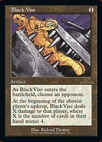 Magic the Gathering Card - Black Vise - MTG Circle