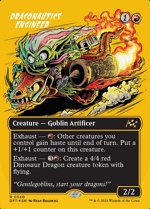 Magic the Gathering Card - Draconautics Engineer - MTG Circle