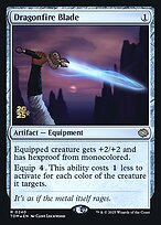 Magic the Gathering Card - Dragonfire Blade - MTG Circle