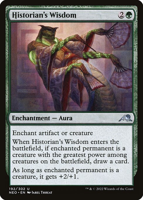 Magic the Gathering Card - Historian's Wisdom - MTG Circle
