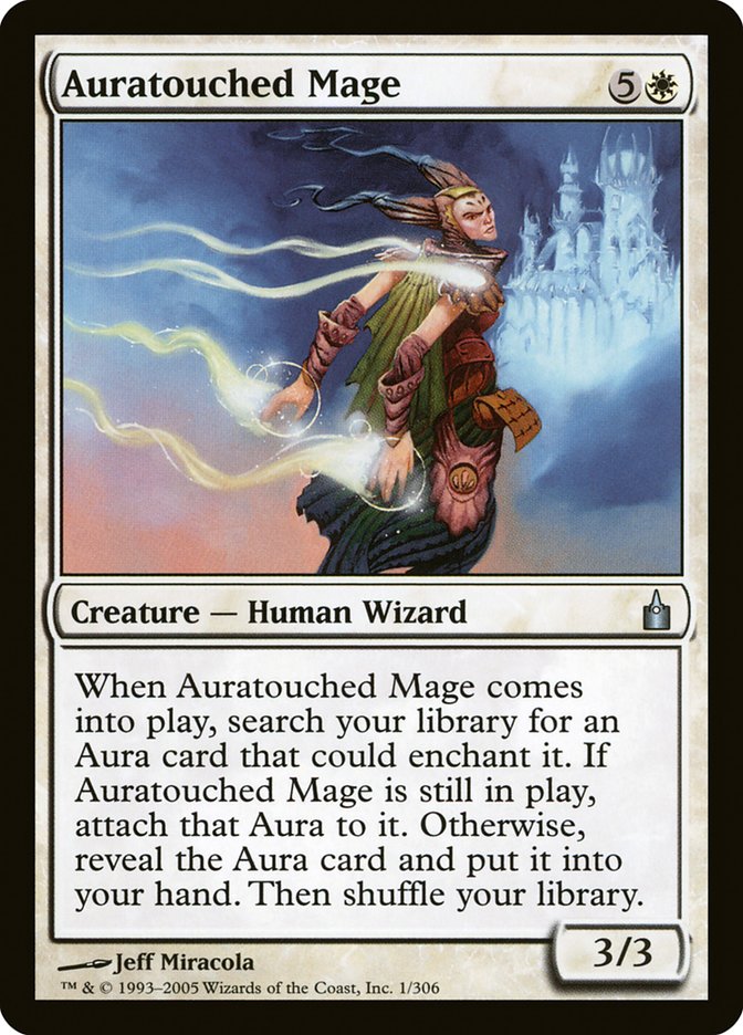 Magic the Gathering Card - Auratouched Mage - MTG Circle