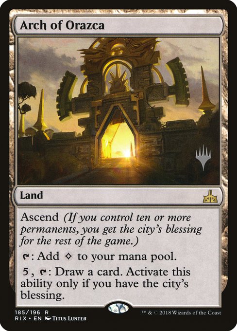 Magic the Gathering Card - Arch of Orazca - MTG Circle