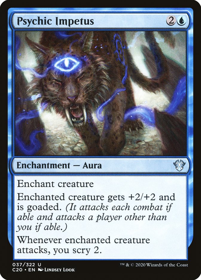 Magic the Gathering Card - Psychic Impetus - MTG Circle