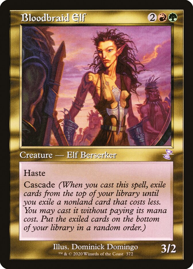 Magic the Gathering Card - Bloodbraid Elf - MTG Circle