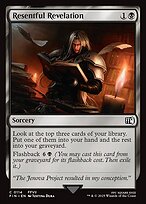Magic the Gathering Card - Resentful Revelation - MTG Circle