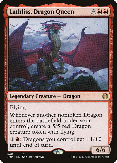 Magic the Gathering Card - Lathliss, Dragon Queen - MTG Circle