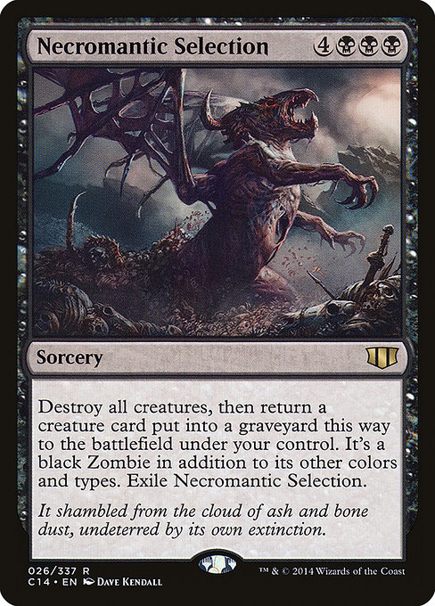 Magic the Gathering Card - Necromantic Selection - MTG Circle