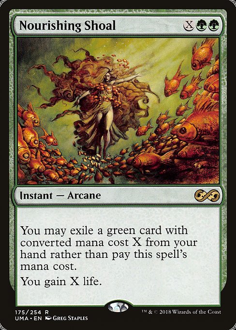 Magic the Gathering Card - Nourishing Shoal - MTG Circle