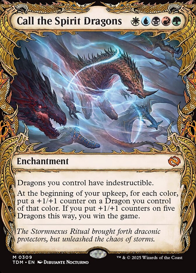 Magic the Gathering Card - Call the Spirit Dragons - MTG Circle