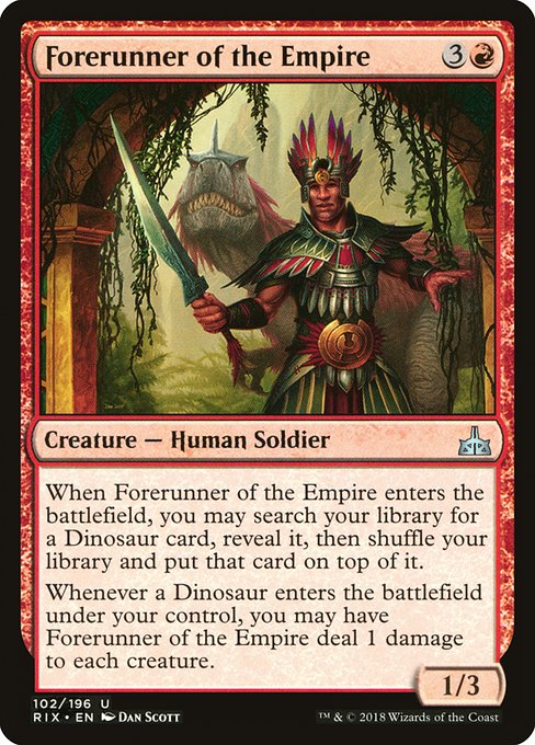 Magic the Gathering Card - Forerunner of the Empire - MTG Circle