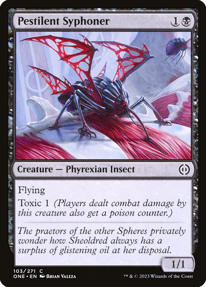 Magic the Gathering Card - Pestilent Syphoner - MTG Circle
