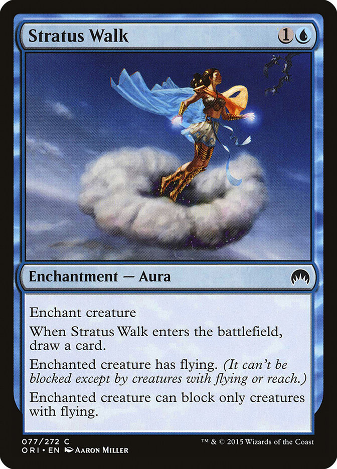 Magic the Gathering Card - Stratus Walk - MTG Circle